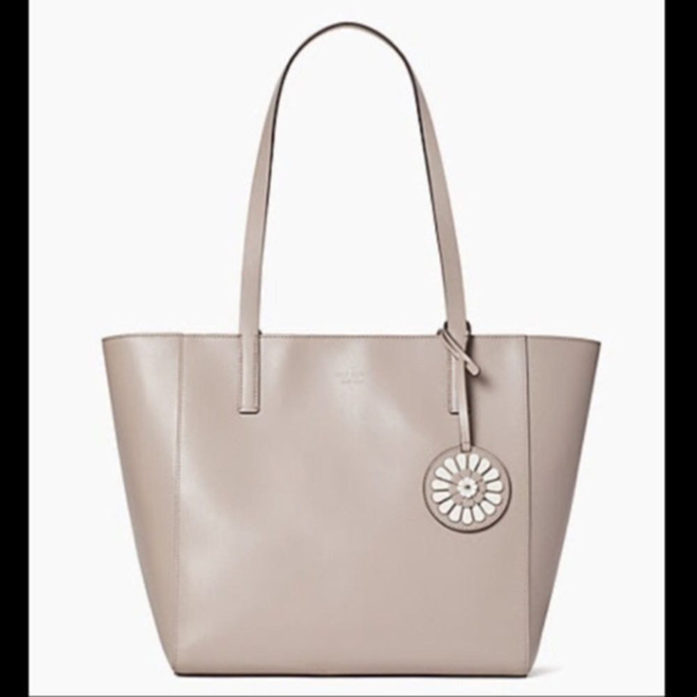 Kate Spade Rosa Medium Tote (Muted Taupe Gray) Shoulder Bag NEW
